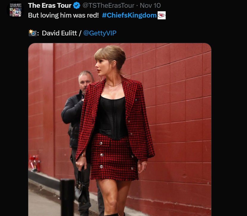 Taylor Swifts teaches an important lesson at the Chiefs game?