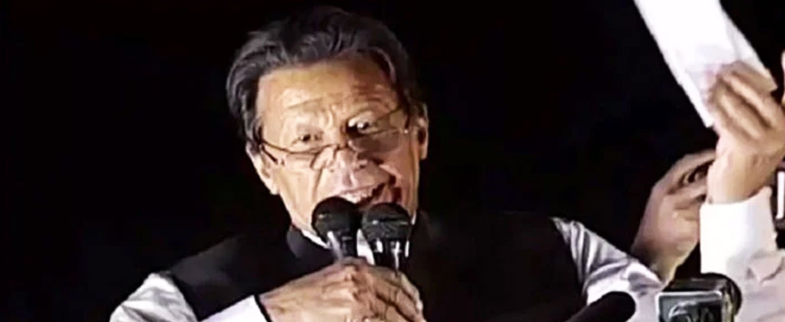 Overview of major cases against incarcerated Imran Khan In this file photo, former prime minister Imran Khan holds what he said was a cipher which is proof of a “foreign conspiracy” to oust him from office during a rally in Islamabad in March 2022. — Twitter/@MuzamilChang