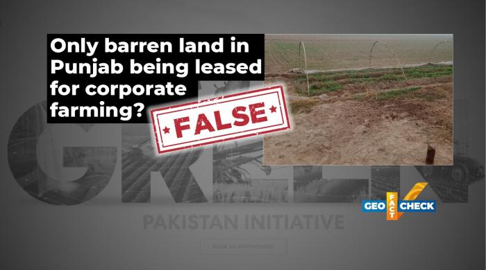 Fact-check: Claims of only barren land being leased for corporate farming are false