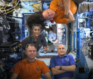 WATCH: Astronauts celebrate Thanksgiving in space