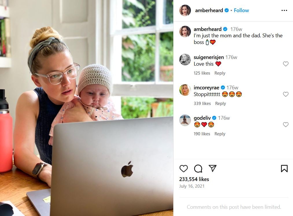 Amber Heard delighted to soon welcome baby number two