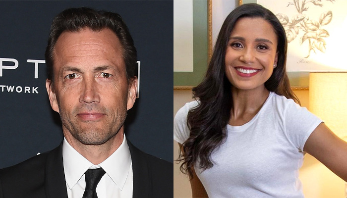 Amy Robachs ex Andrew Shue appears for rare outing with Marilee Fiebig