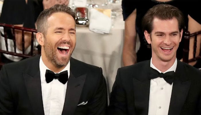 Ryan Reynolds, Andrew Garfield look back at viral Golden Globes kiss