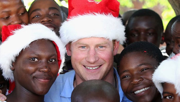 Prince Harry spreads love to orphans ahead of Christmas