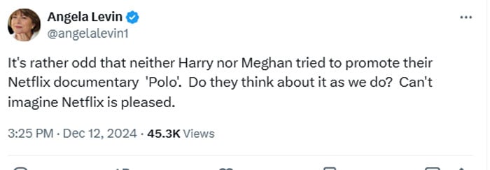 Meghan Markle, Harrys major critic reacts to their new documentary Polo