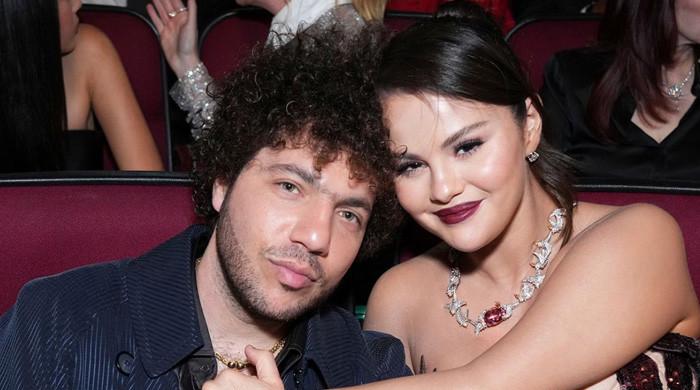 Selena Gomez continues to flaunt her engagement ring after Benny Blanco