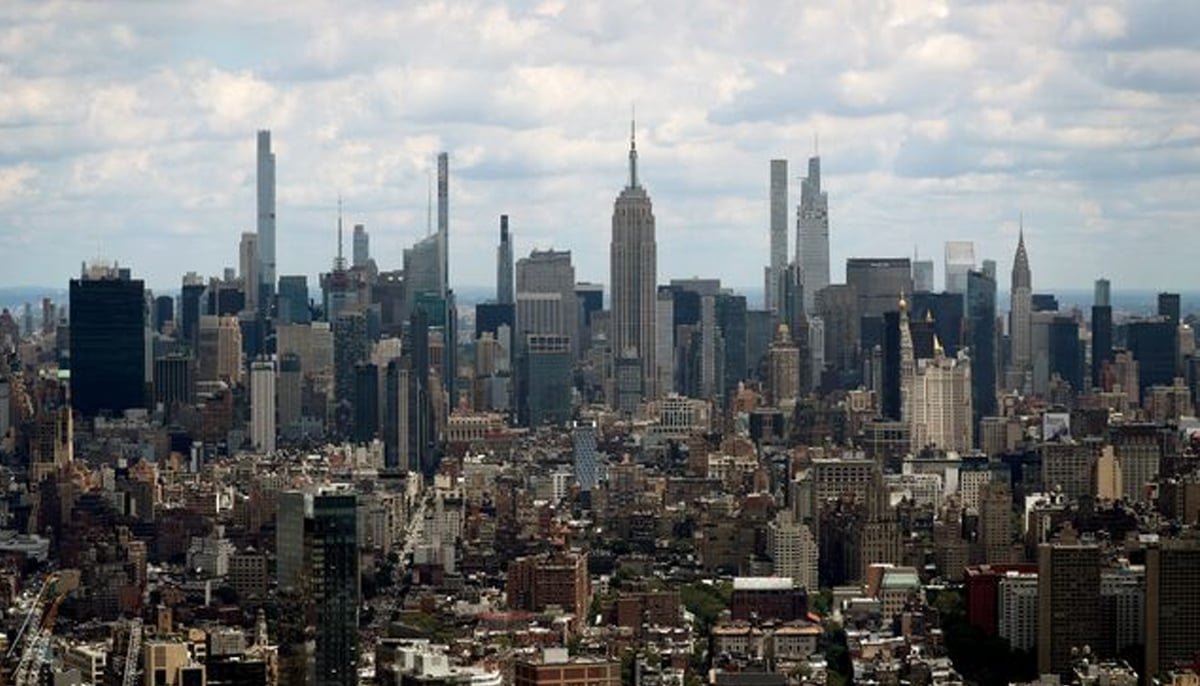 A general view of the skyline of Manhattan as seen from the One World Trade Center Tower in New York City, New York, US, June 15, 2021. — Reuters