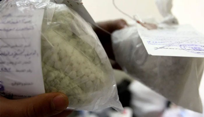 Representational image of packets containing drugs. — AFP/File
