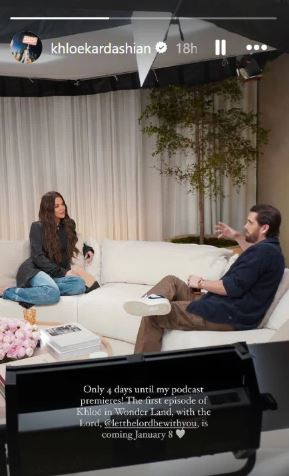 Khloe Kardashian gives fans sneak peek into her first podcast episode