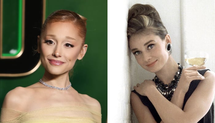 Ariana Grandes recent fashion choices look similar to Audrey Hepburns
