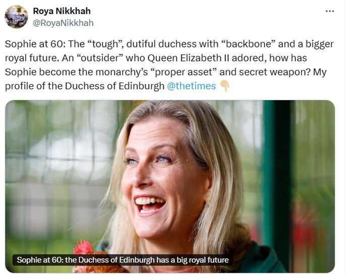 Prince Williams big plans as King for Duchess Sophie revealed