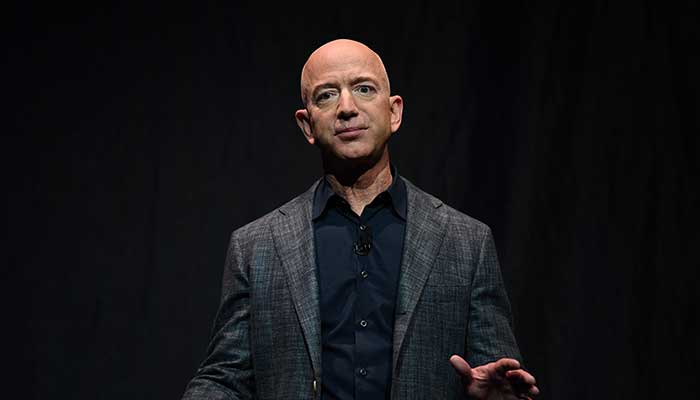 Founder, Chairman, CEO and President of Amazon Jeff Bezos speaks during an event about Blue Origins space exploration plans in Washington, US, May 9, 2019. — Reuters