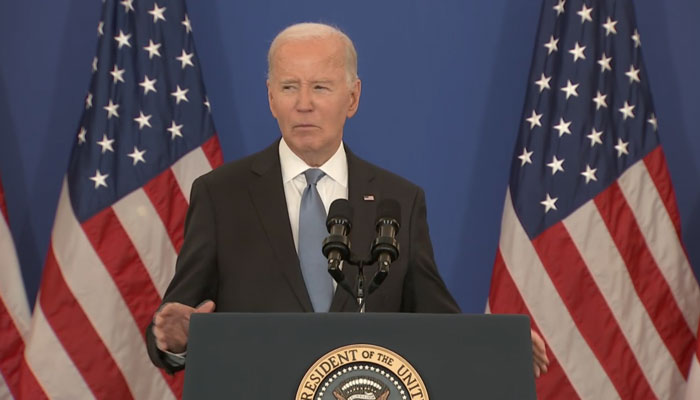 US President Joe Biden delivers a foreign policy address at State Department on January 13, 2025. — AFP