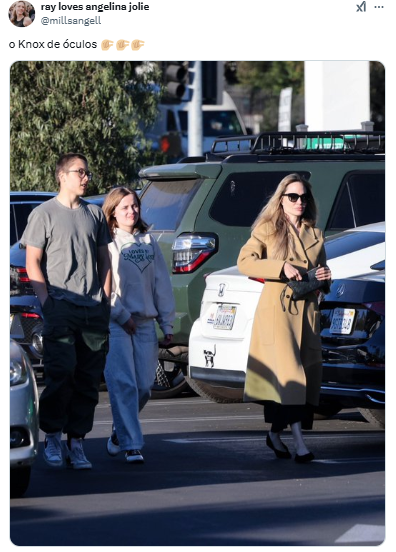 Angelina Jolie steps out with son Knox for rare family grocery run