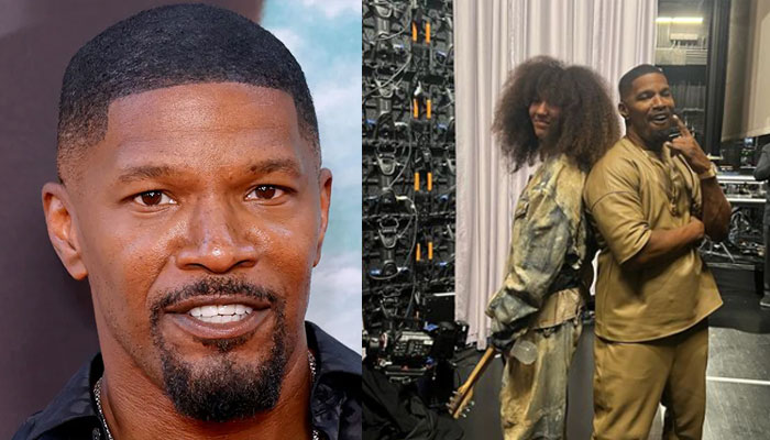 Jamie Foxx, daughter Anelise share sweet moment at his new film premiere