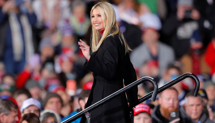 Ivanka Trump waves at the audience at an event in this undated image. — Reuters/File