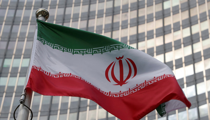 The Iranian flag flutters in front of the International Atomic Energy Agency (IAEA) organisations headquarters in Vienna, Austria, June 5, 2023. — Reuters