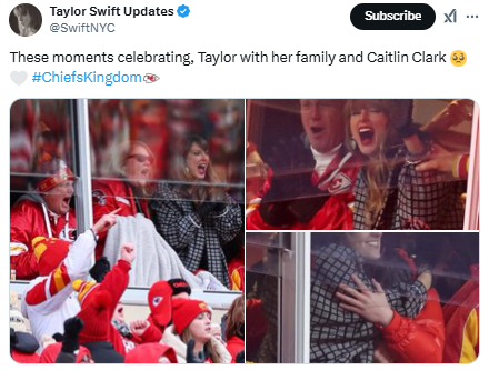 Taylor Swift brings entire family to support beau Travis Kelce