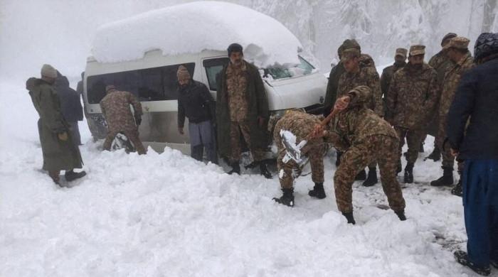 Restoration efforts continue as snowstorm eases in Northern Balochistan