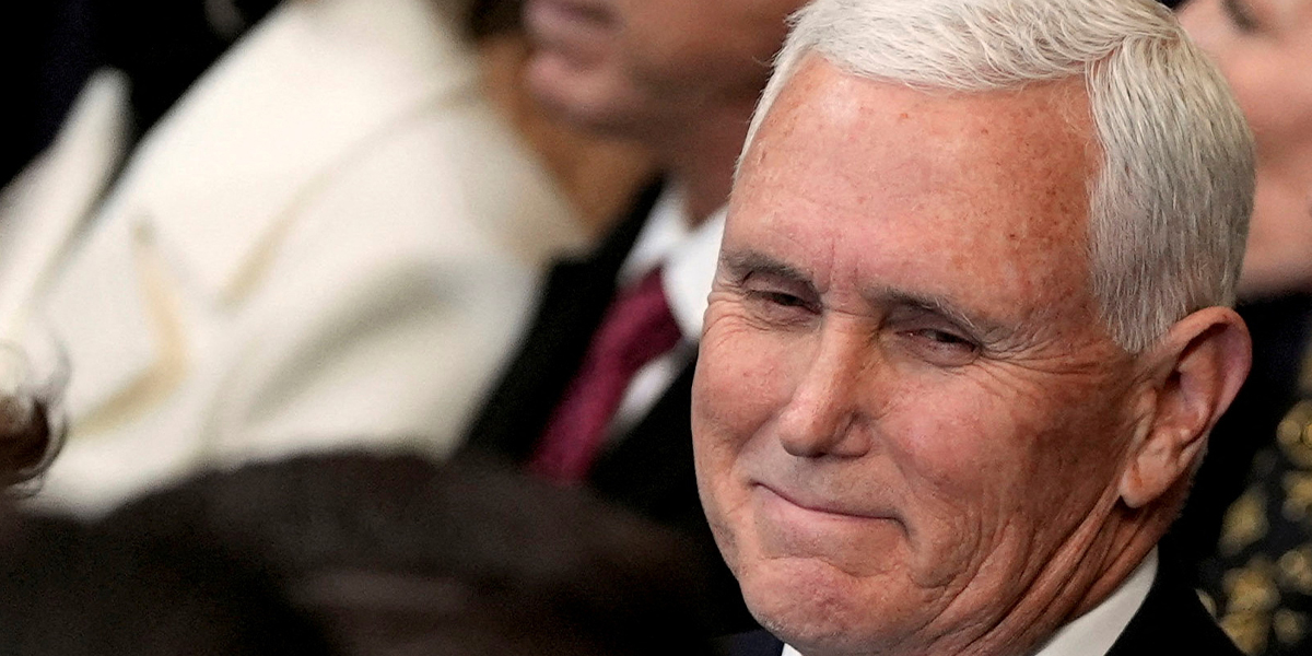 Former vice president of the US Mike Pence attending the inauguration ceremonies of Donald Trump and JD Vance in the Rotunda of the US Capitol on January 20, 2025 in Washington, DC. — Reuters
