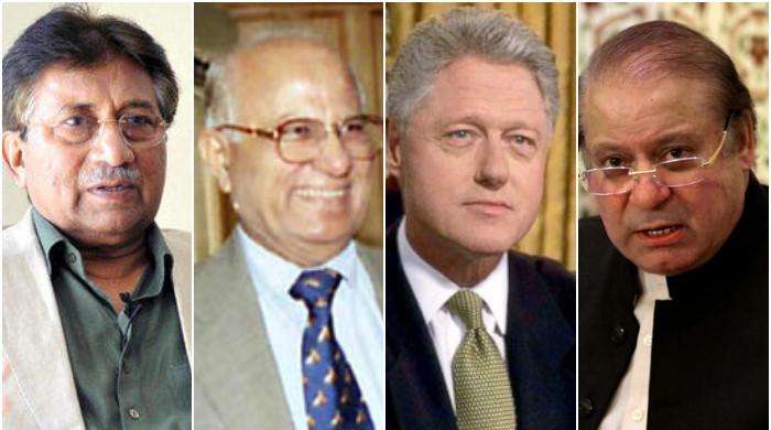 Ex-CJP assured President Clinton of no death penalty for Nawaz at Musharraf's luncheon