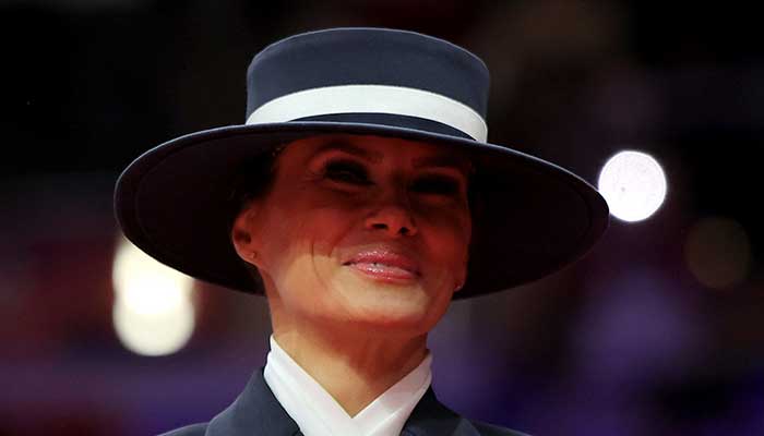 First lady Melania Trump attends the inaugural parade inside Capital One Arena on the inauguration day of US President Donald Trumps second presidential term, in Washington, US, January 20, 2025. — Reuters