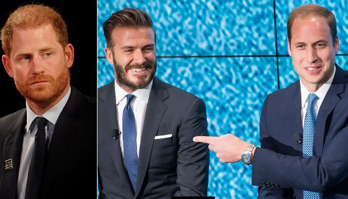 Prince William holds Prince Harrys friendship with David Beckham ‘in hand?
