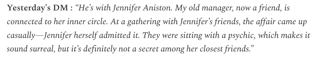 Jennifer Anistons DMs about Obama cause uproar