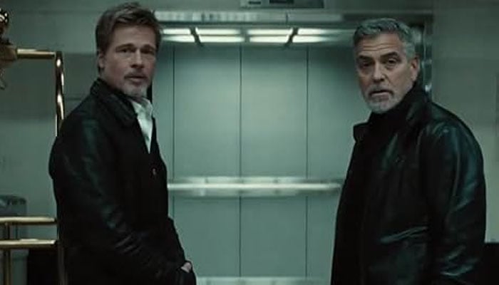 Brad Pitt and George Clooney co starred in Wolfs and put their camaraderie on display during its promotion