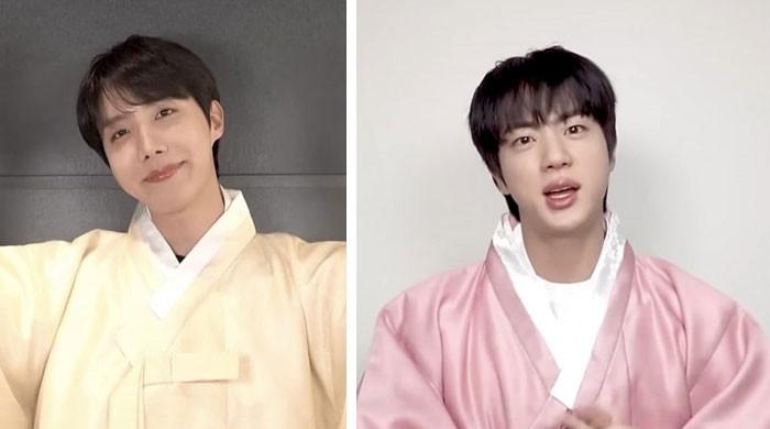 BTS' Jin and J-Hope address fans for Lunar New Year