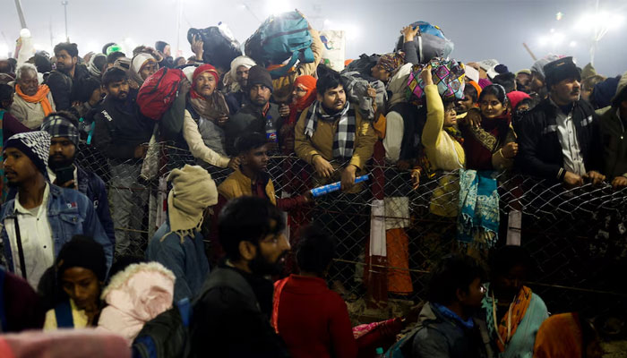 Devotees leave after a deadly stampede before the second Shahi Snan (grand bath), at the Kumbh Mela or the Pitcher Festival, in Prayagraj, previously known as Allahabad, India on January 29, 2025. — Reuters