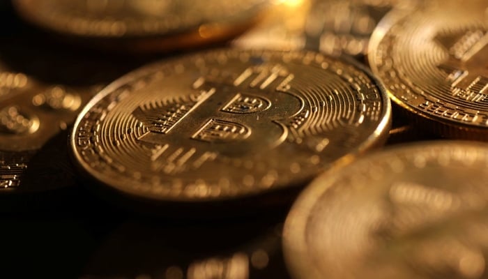 Representations of cryptocurrency Bitcoin are seen in this illustration taken November 25, 2024. — Reuters