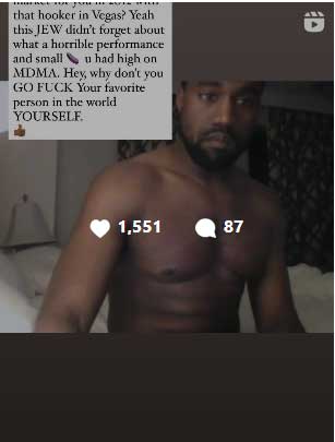 Kanye West receives threat amid divorce drama
