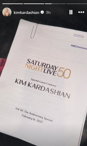 Kim Kardashian teases her appearance at Saturday Night Live