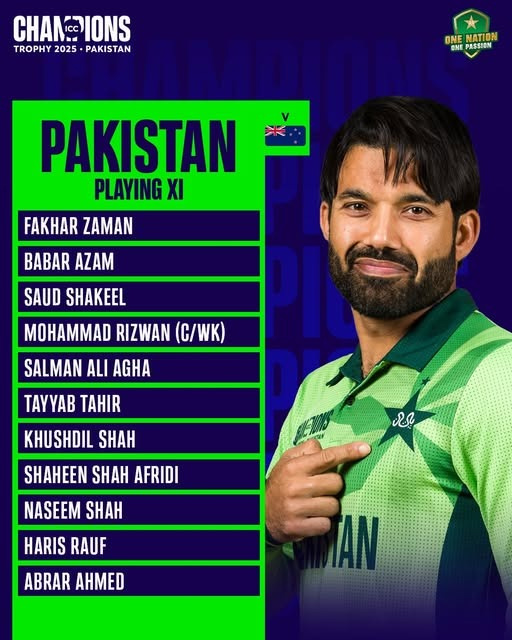Pakistan squad. โ PCB