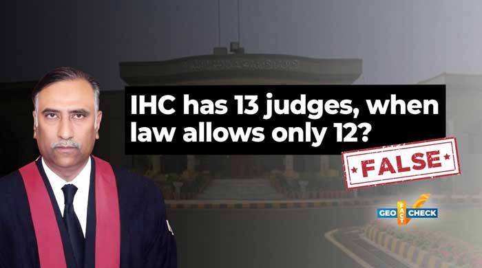 Fact-check: Claim that Islamabad High Court exceeds constitutional limit of 12 judges is false
