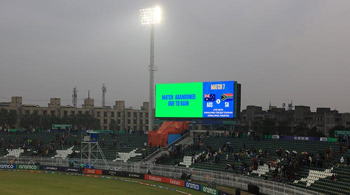 Australia-South Africa match abandoned due to rain in Rawalpindi  www.geo.tv