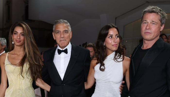 Photo: Brad Pitt, George Clooneys bond did not impress Amal: Report