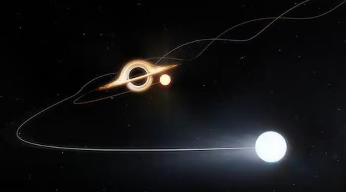 Fast-moving stars reveal supermassive black hole inside nearby galaxy