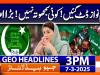 Geo News 3 PM Headlines | 7 March 2025