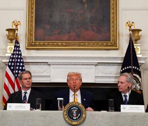 Trump backs crypto industry in high-stakes White House huddle 