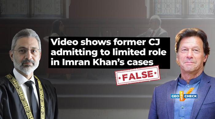 Fact-check: Edited video of Qazi Faez Isa on Imran Khan's cases goes viral