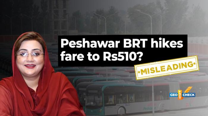 Fact-check: Did BRT Peshawar hike its fare to Rs510?