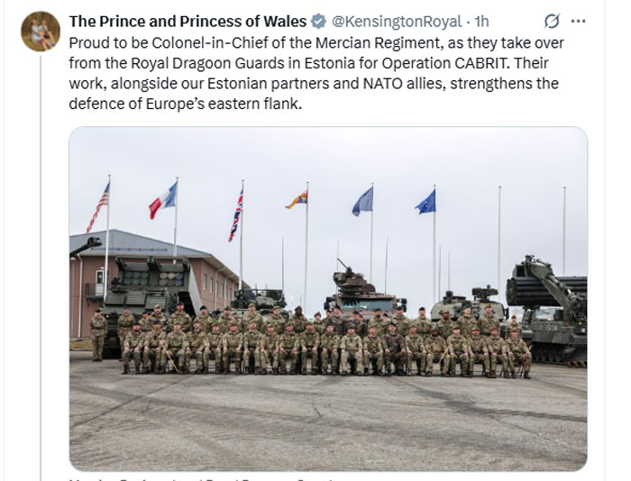 Prince William breaks silence after important visit near border with Russia