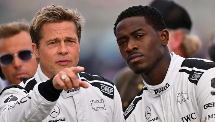 Lewis Hamilton left Brad Pitt begging to get out ahead of F1 release