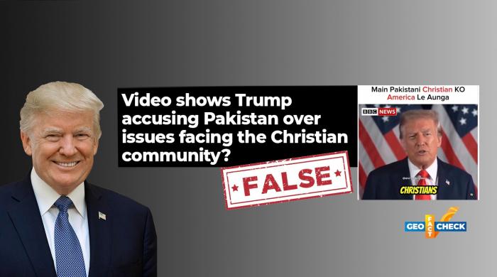 Fact-check: Deepfake video falsely claims Trump criticised Pakistan's treatment of Christians