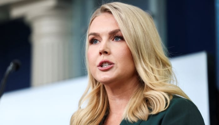 US President Donald Trump to announce auto tariffs on April 2 1 White House Press Secretary Karoline Leavitt holds a press briefing at the White House in Washington, DC, US, on March 26, 2025. — Reuters