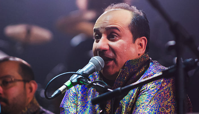 Renowned singer Ustad Rahat Fateh Ali Khan performs at London’s iconic Wembley Ovo. — Reporter