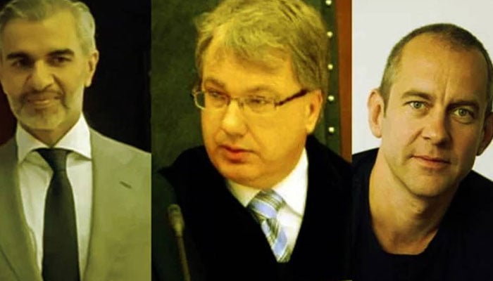 Dubai-based Pakistani origin businessman Umar Farooq Zahoor, and Rolf John Widerøe. — reporter/File