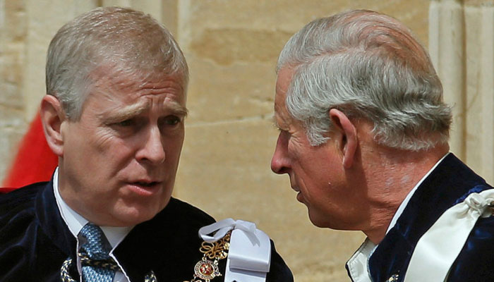 King Charles steps in front of Prince Andrew after Virginia Giuffres bus crash incident